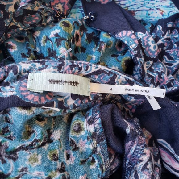 UO Kimchi Blue Floral Keyhole Wide Leg Jumpsuit 4 - Picture 9 of 10